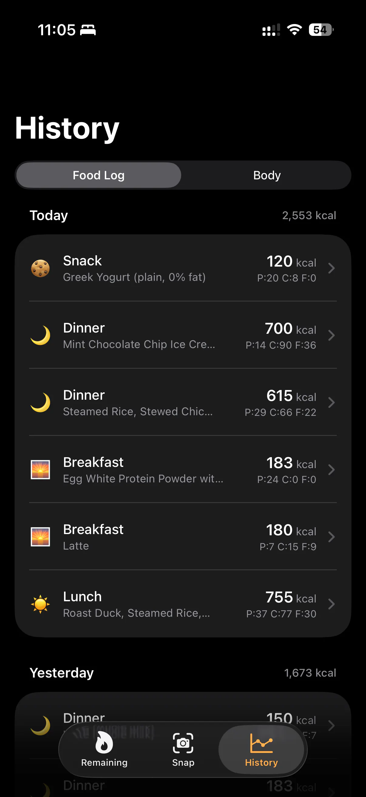 GainCut — AI macros for lifters 截图 3