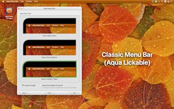 Aqua Menu Bar gallery image