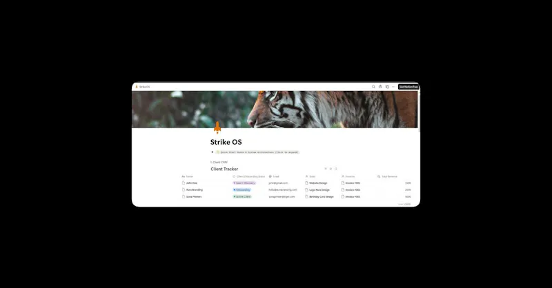Strike OS screenshot 1