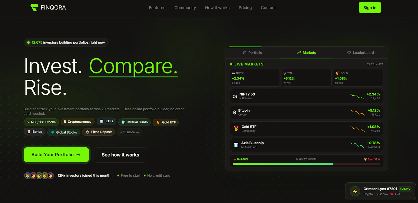Finqora screenshot 1