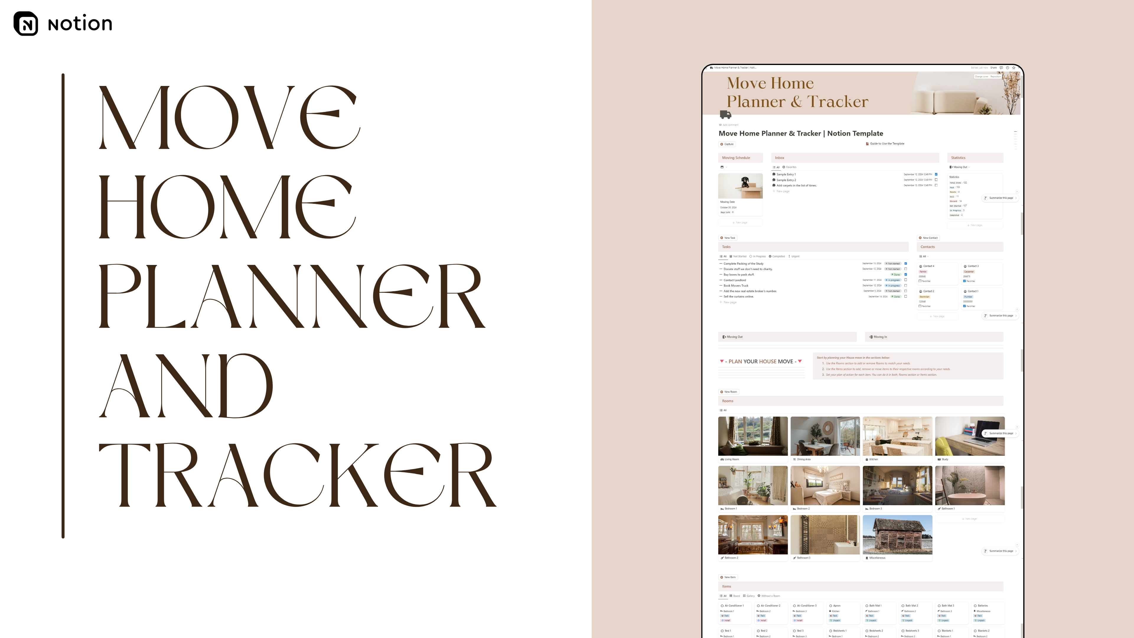 Mídia 1 de Mover Planejador e Tracker para casa