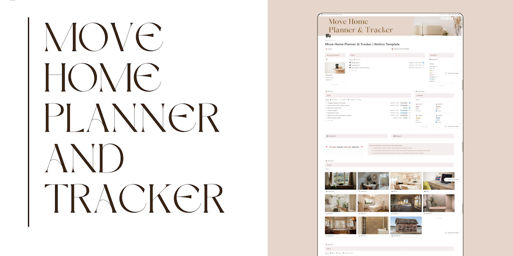Move Home Planner & Tracker