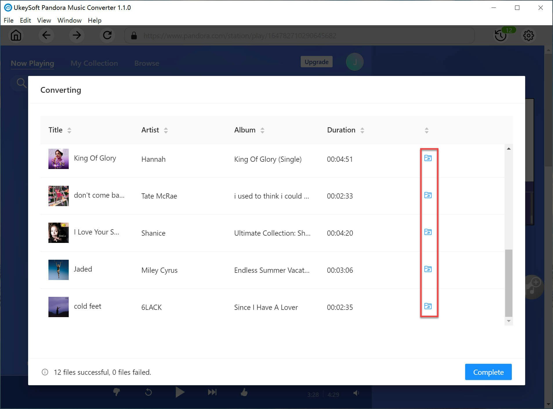 Média Convertisseur de musique Ukeysoft Pandora - Meilleur outil pour convertir la musique pandora en mp3 6