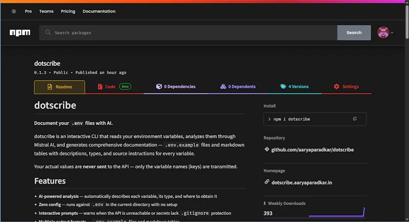 Dotscribe screenshot 3