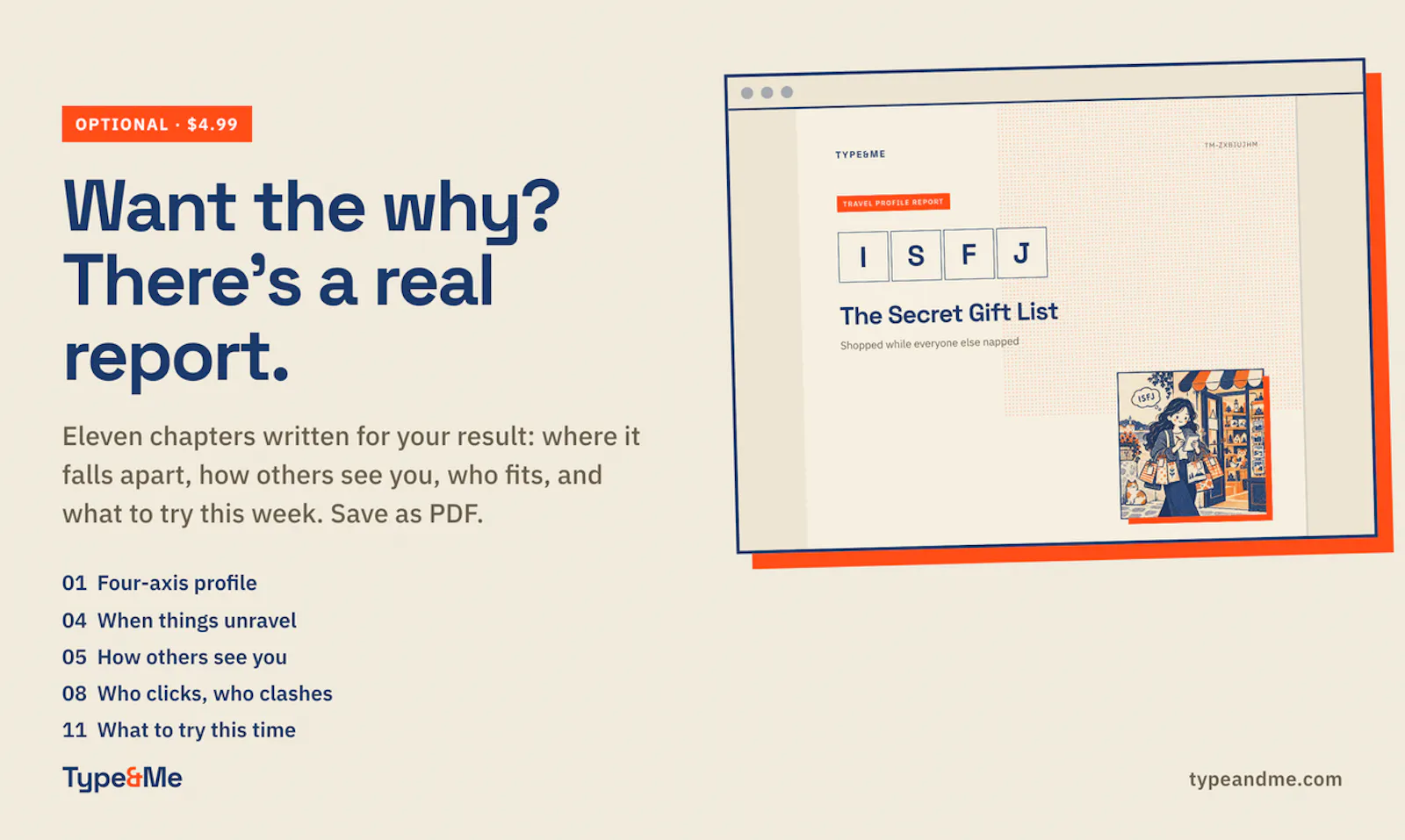 TypeandMe screenshot 2