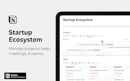 Notion Startup Ecosystem media 1