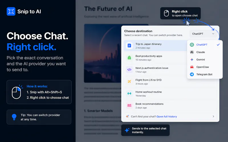 Snip to AI screenshot 3