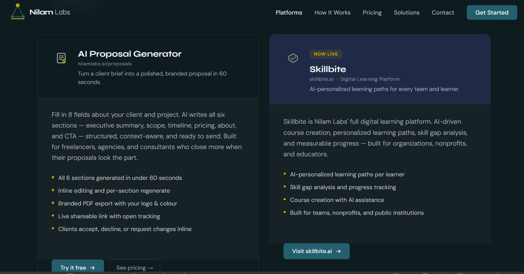 Nilam Labs - Intelligence Platform gallery image