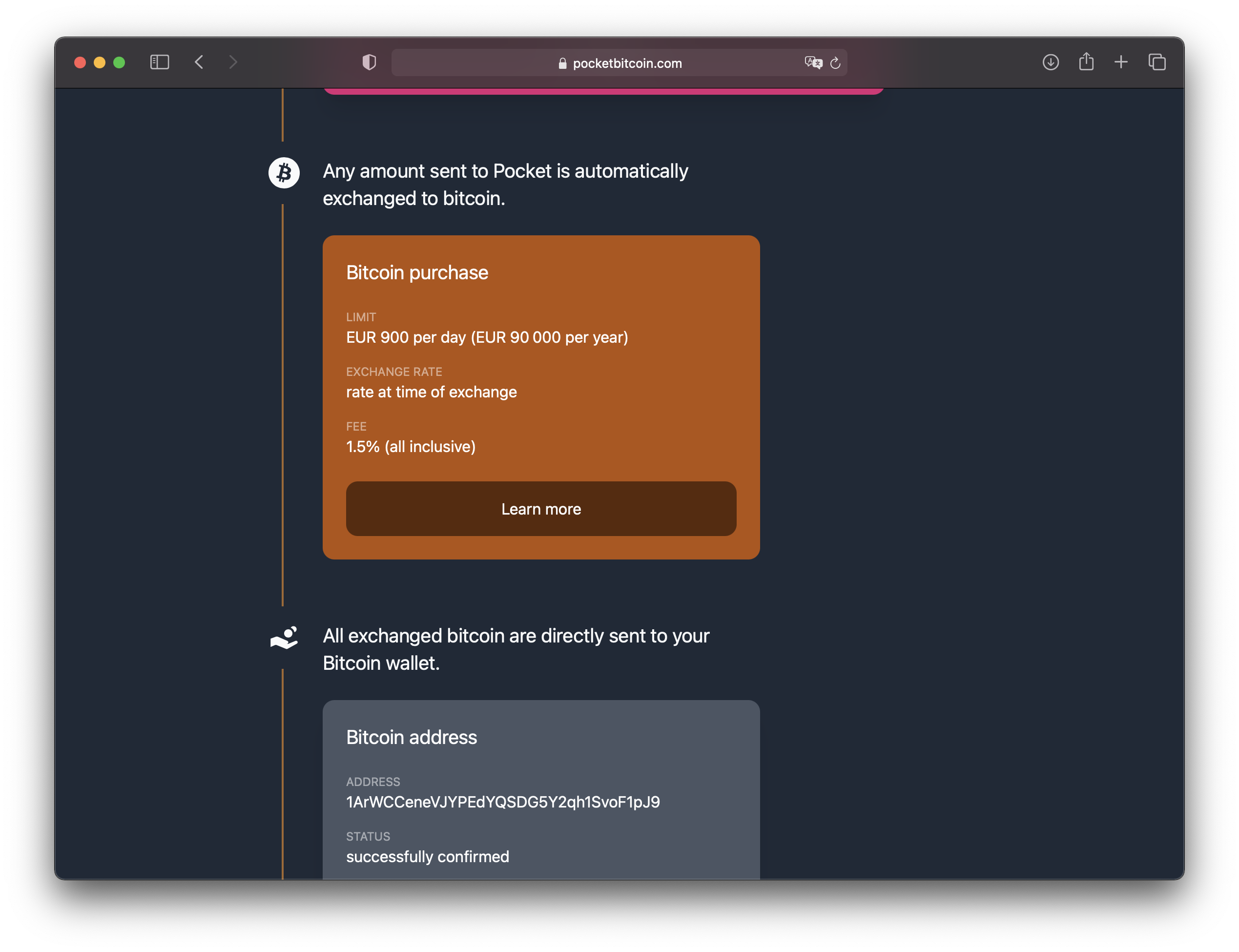 Pocket Bitcoin gallery image