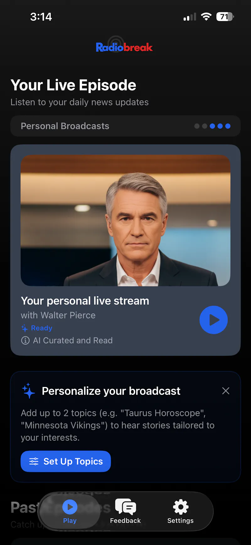 Radiobreak screenshot 2