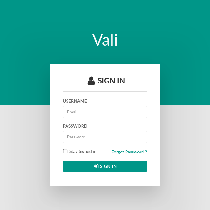 Vali - Free Bootstrap 4 Admin Template