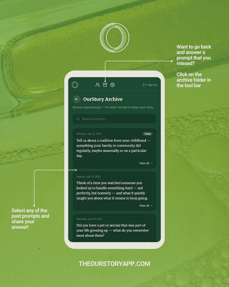 The OurStory App screenshot 7