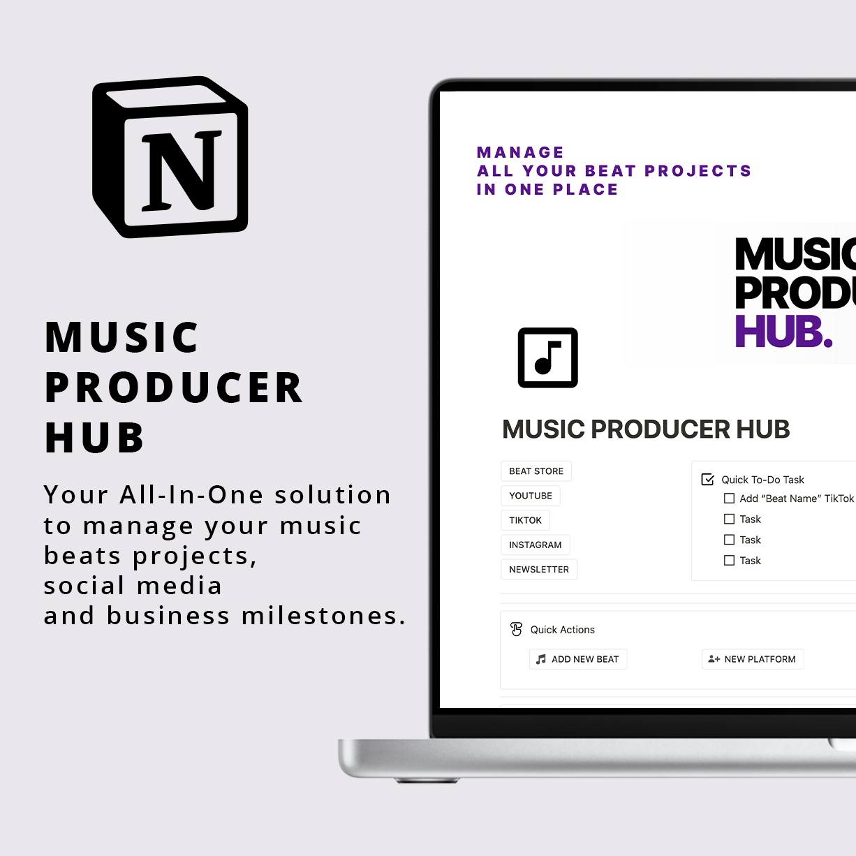 Muziekproducent hub
