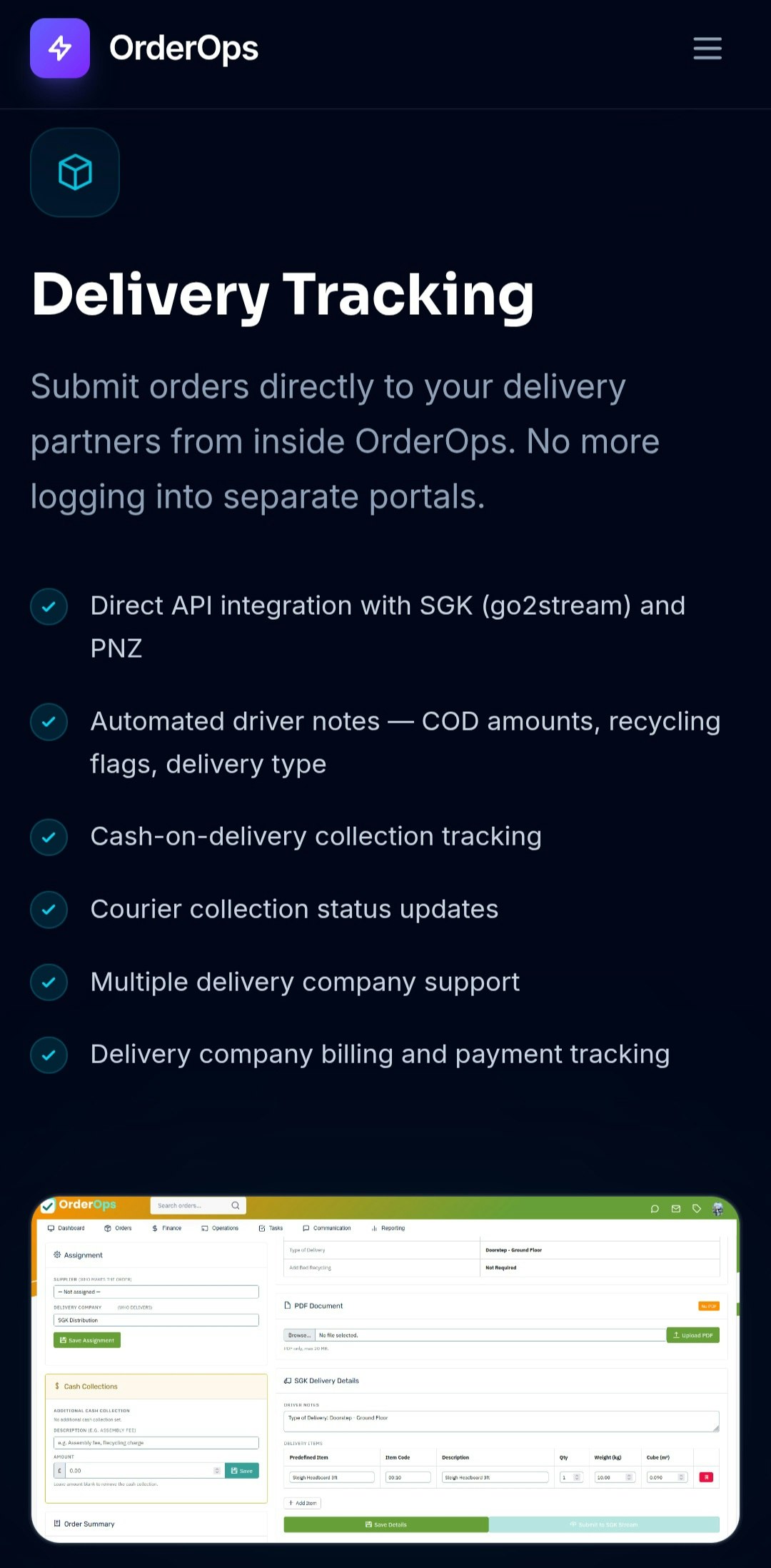OrderOps — The Operations Platform gallery image