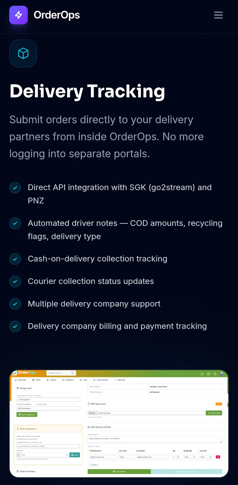 OrderOps — The Operations Platform screenshot 5