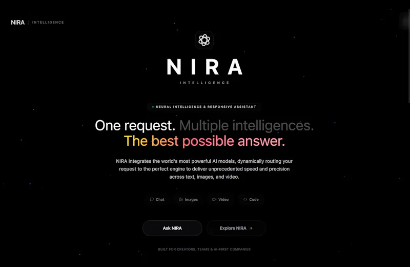 NIRA screenshot 2