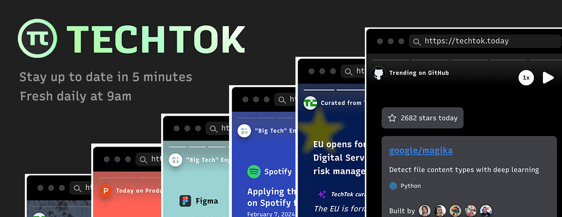 startuptile TechTok-Your tech daily digest: simplified summarized fast