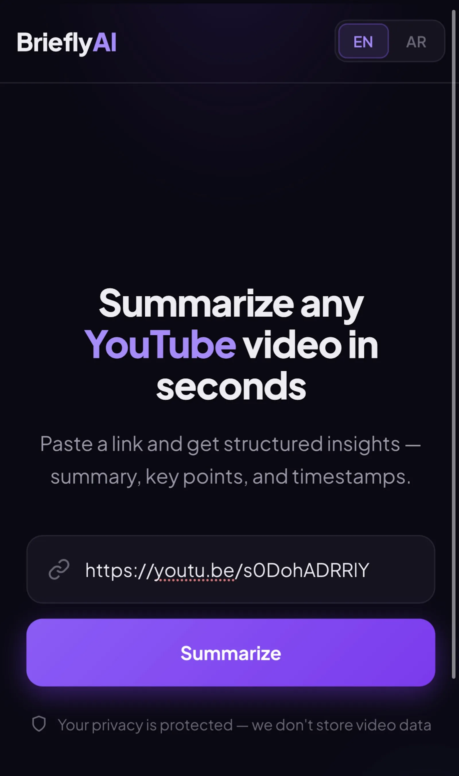 BrieflyAI screenshot 1