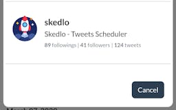 Skedlo - Tweets scheduler media 3