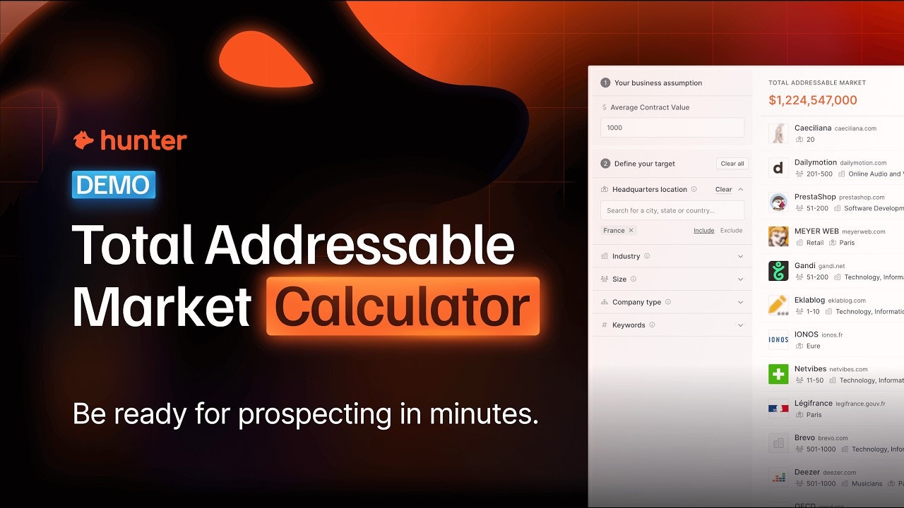 Total addressable Market calculator