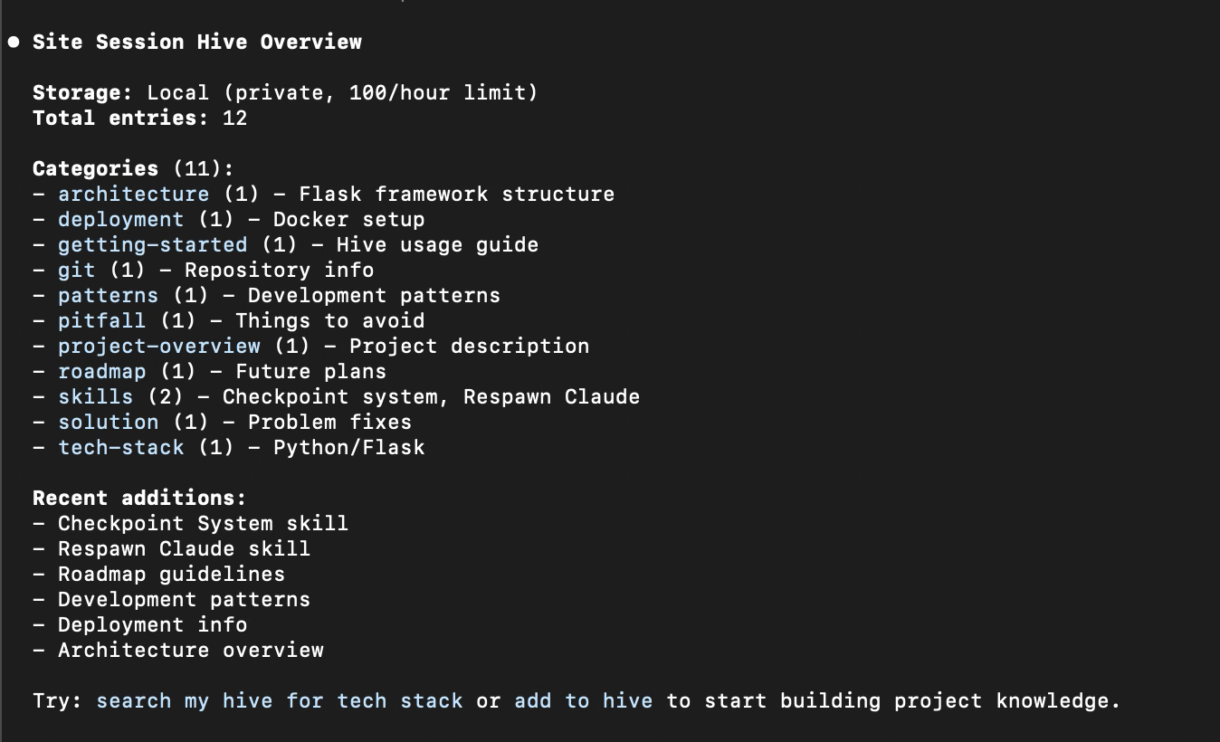 hivemind-mcp - Screenshot 4 showing product features and functionality