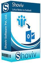 Shoviv Lotus Notes to Outlook Converter