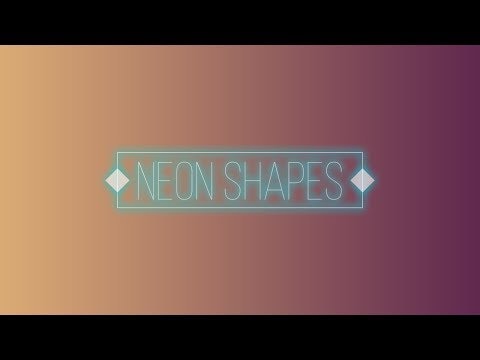 Neon Shapes Puzzle gallery image