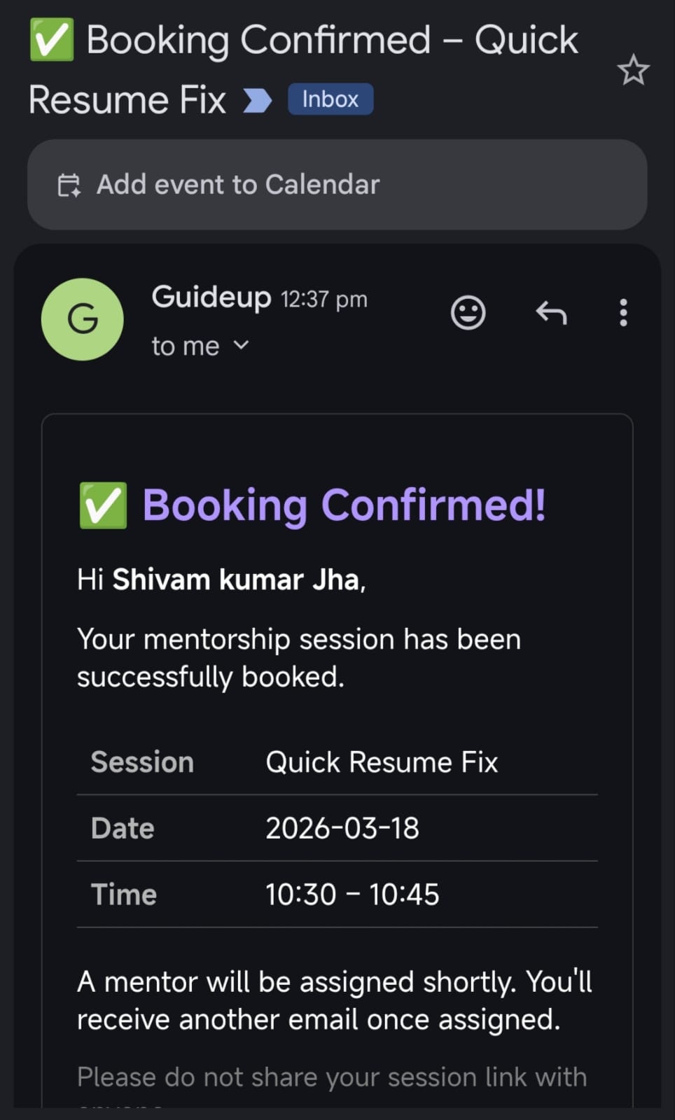 GuideUp gallery image