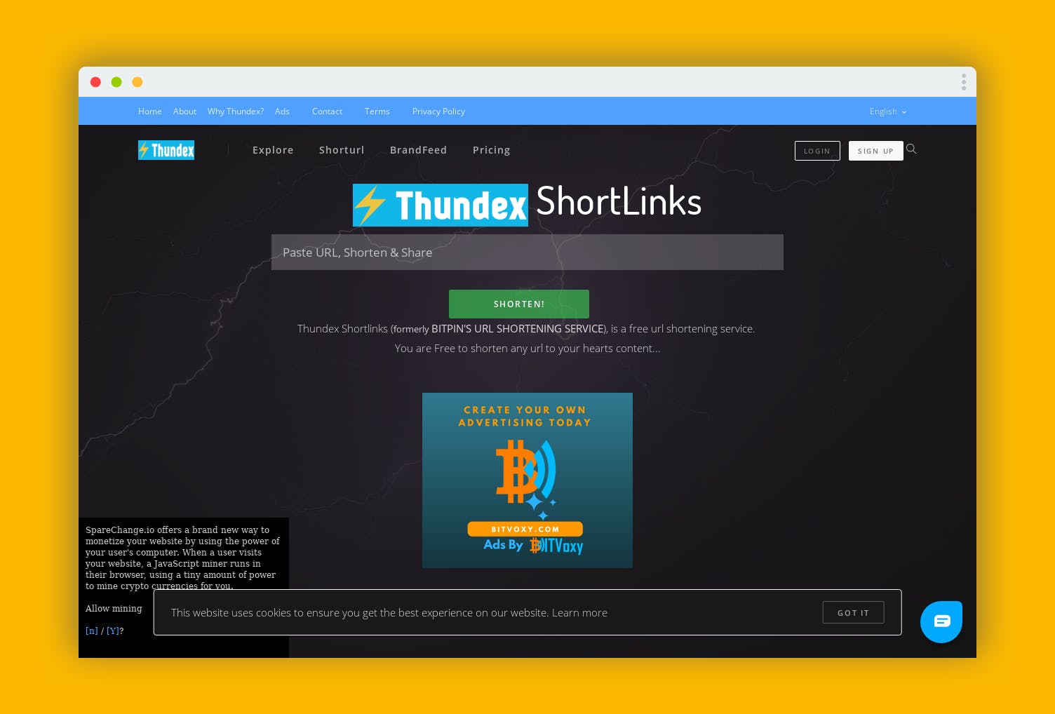Thundex Shortlinks media 1