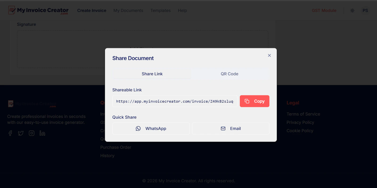 My Invoice Creator screenshot 4