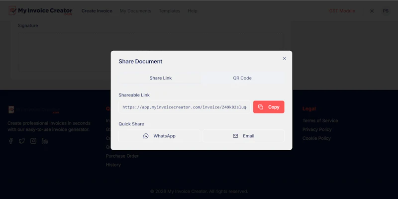 My Invoice Creator screenshot 4