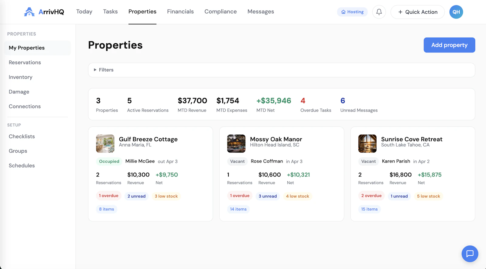 ArrivHQ screenshot 1