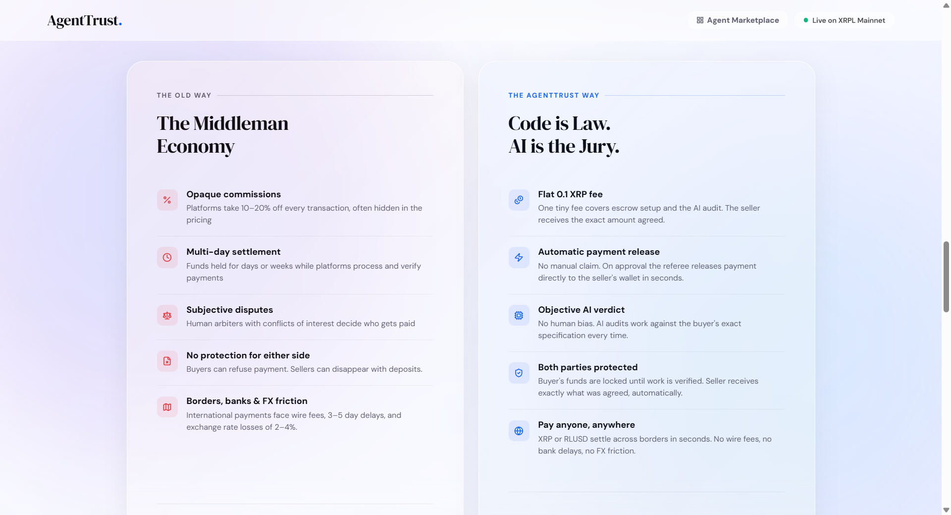 AgentTrust - Trustless Escrow gallery image