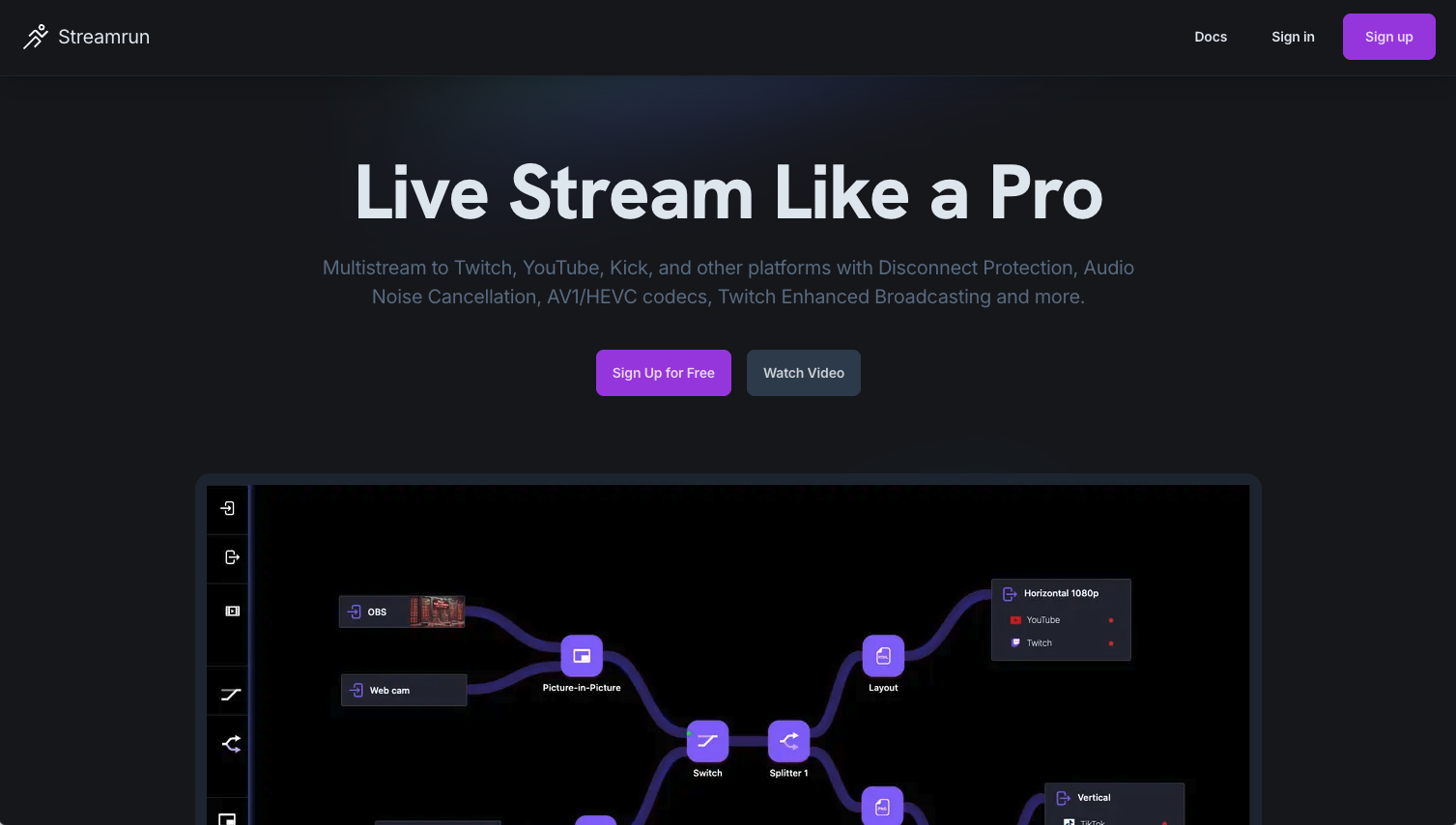 스트림 런 - Twitch Enhanced Broadcasting을 사용한 차세대 멀티 스트리밍 미디어 2