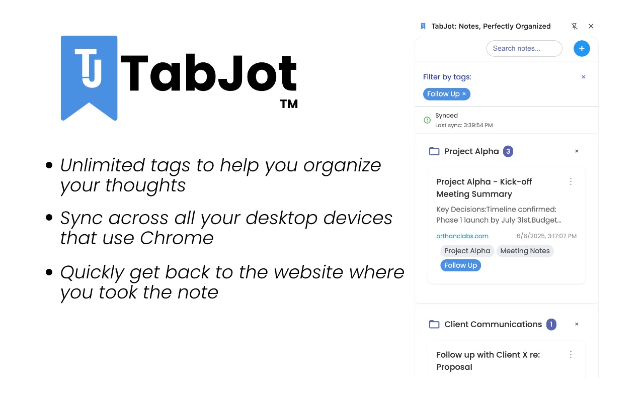 Tabjot - Anmerkungen, perfekt organisiert Medien 4
