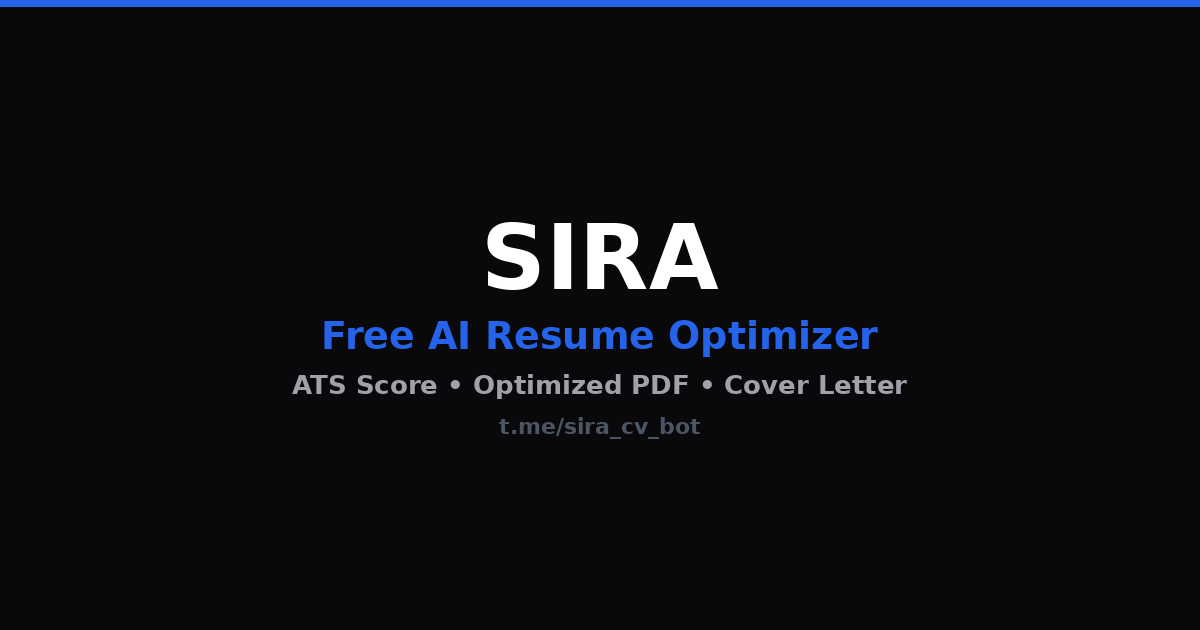 SIRA - Main product screenshot demonstrating key features and user interface