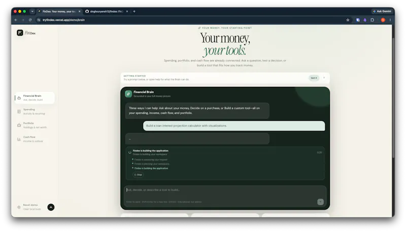 FinDex screenshot 3