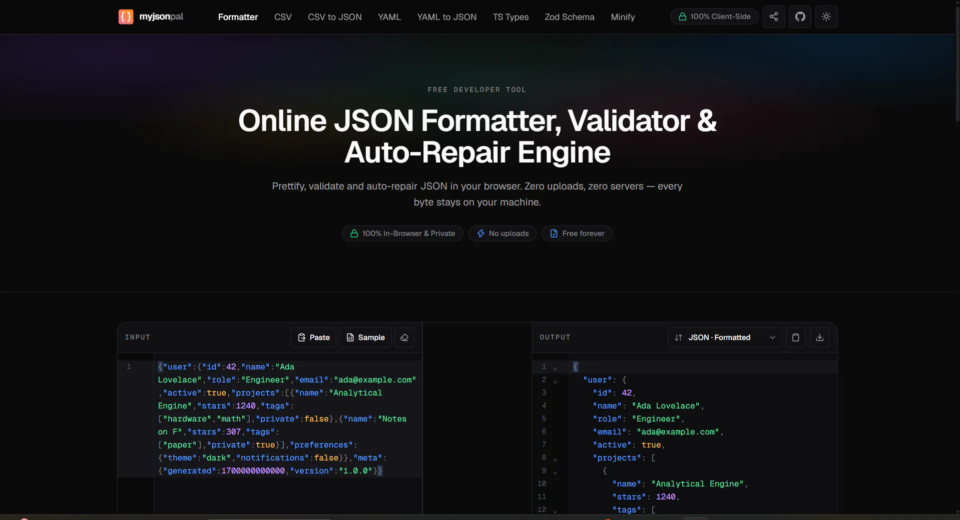 MyJSONPal gallery image