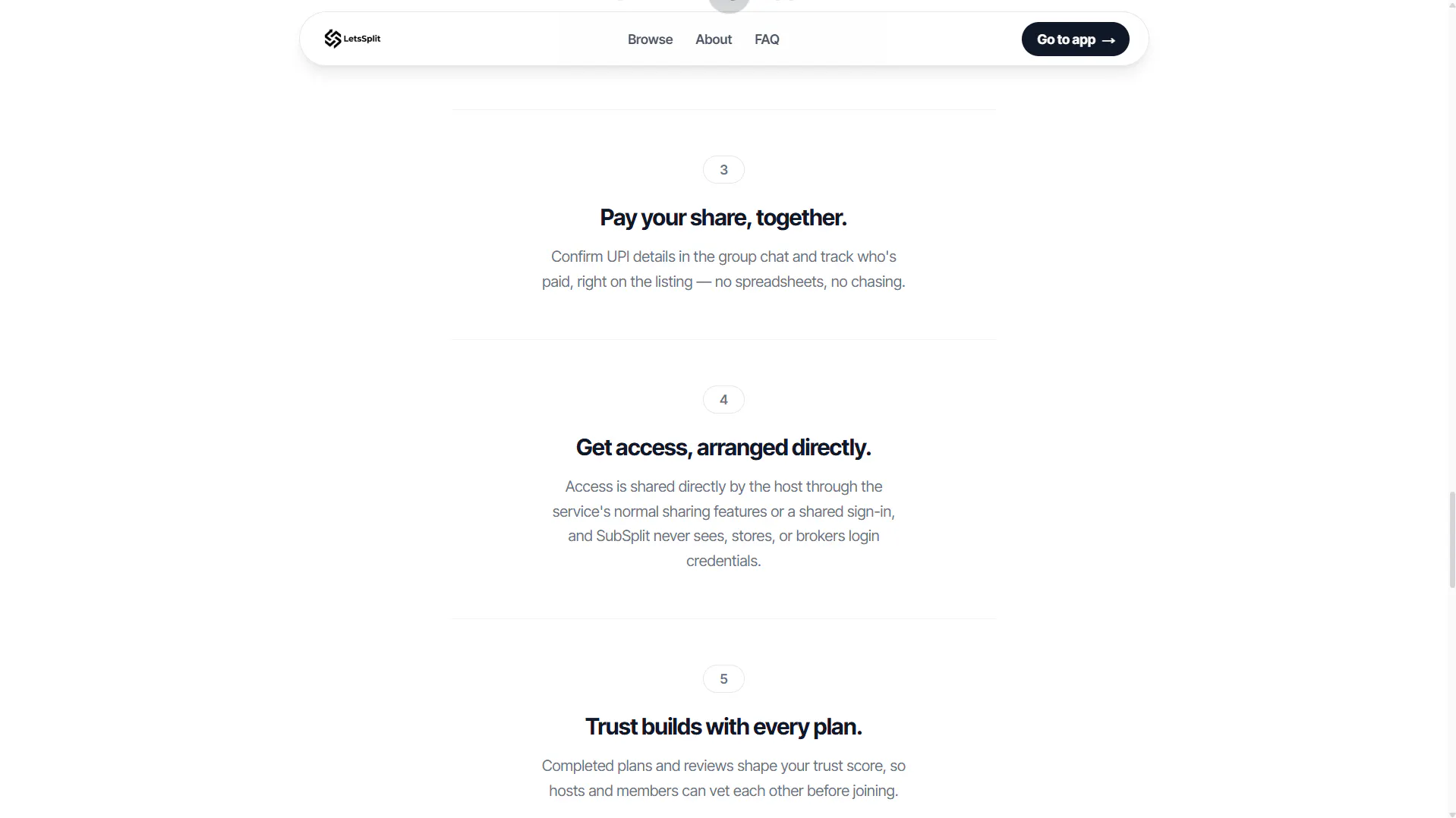 LetsSplit gallery image