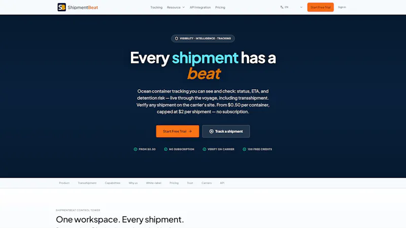 ShipmentBeat screenshot 2