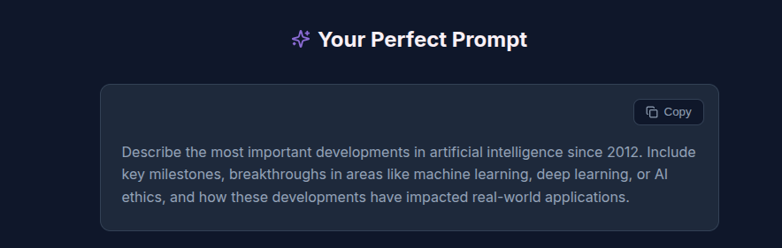PerfectPrompt: 10x your AI experience media 3