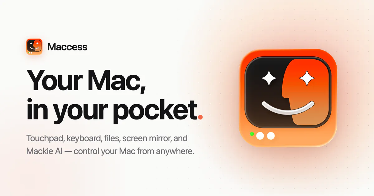 Maccess screenshot 1