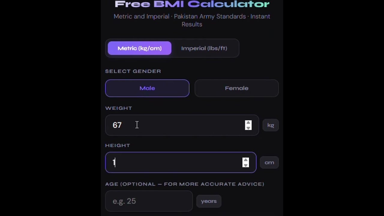 Free BMI Calculator gallery image