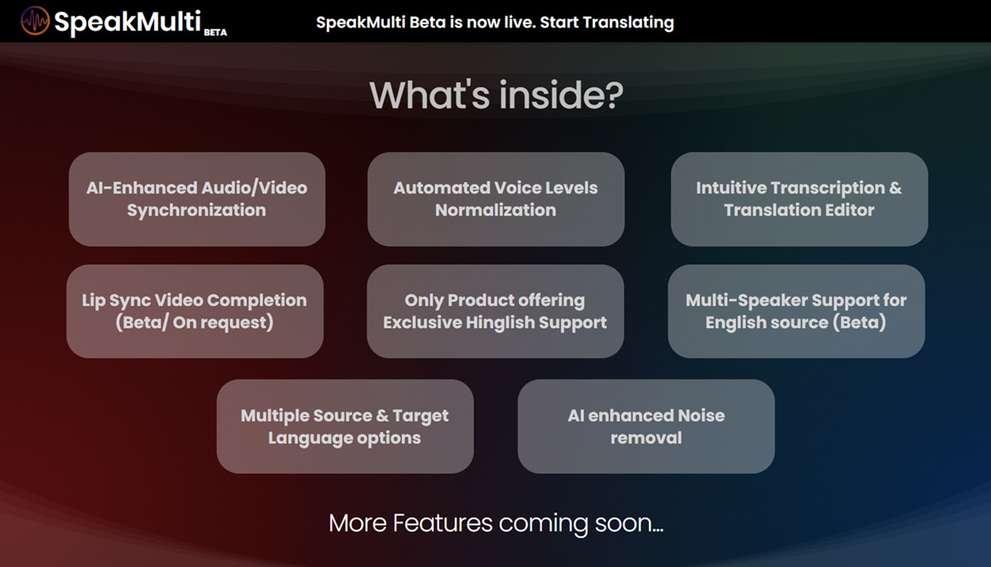 Speakmulti - Sblocca il nuovo pubblico con una traduzione video con un clic media 3