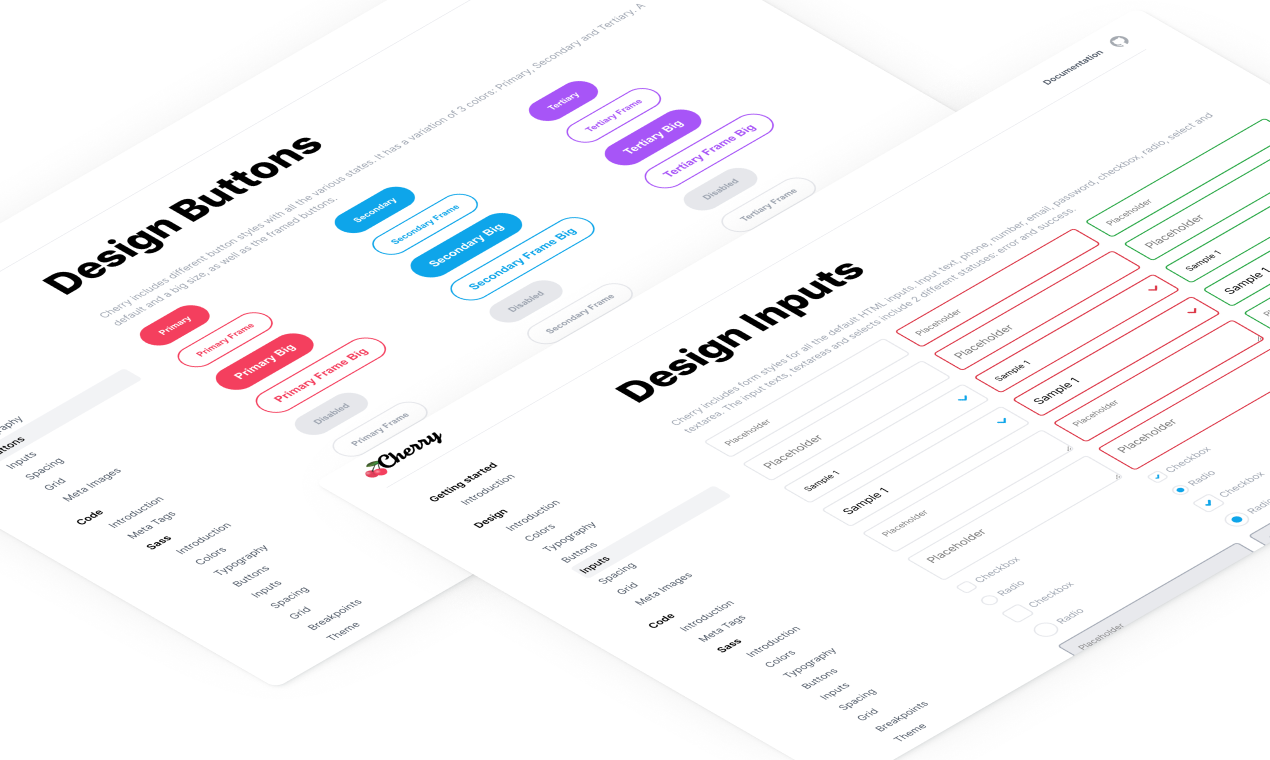 Cherry Design System gallery image