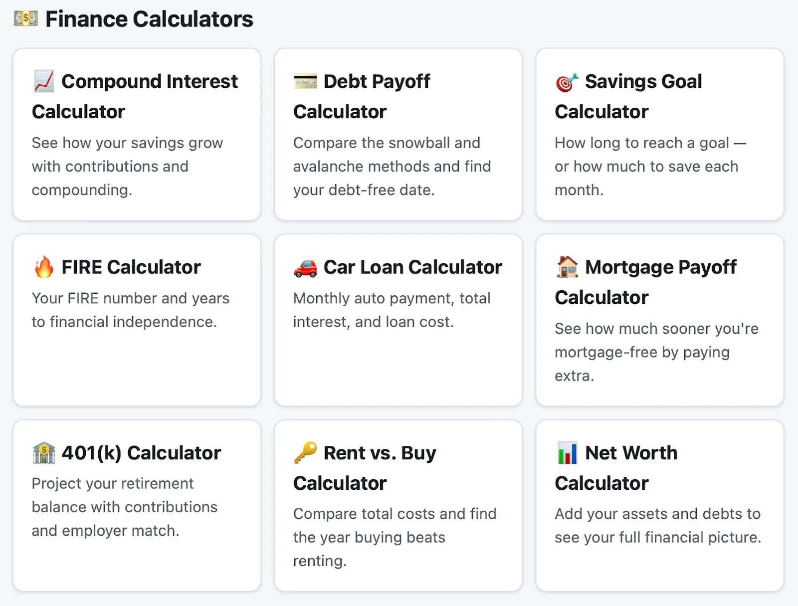 MoneyCal screenshot 1
