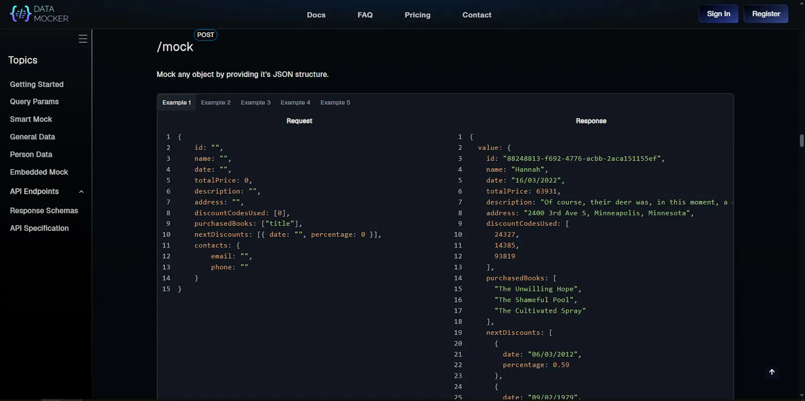 Data Mocker screenshot 2