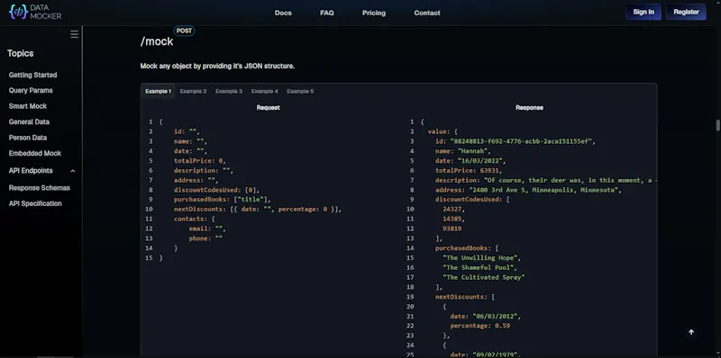 Data Mocker screenshot 2