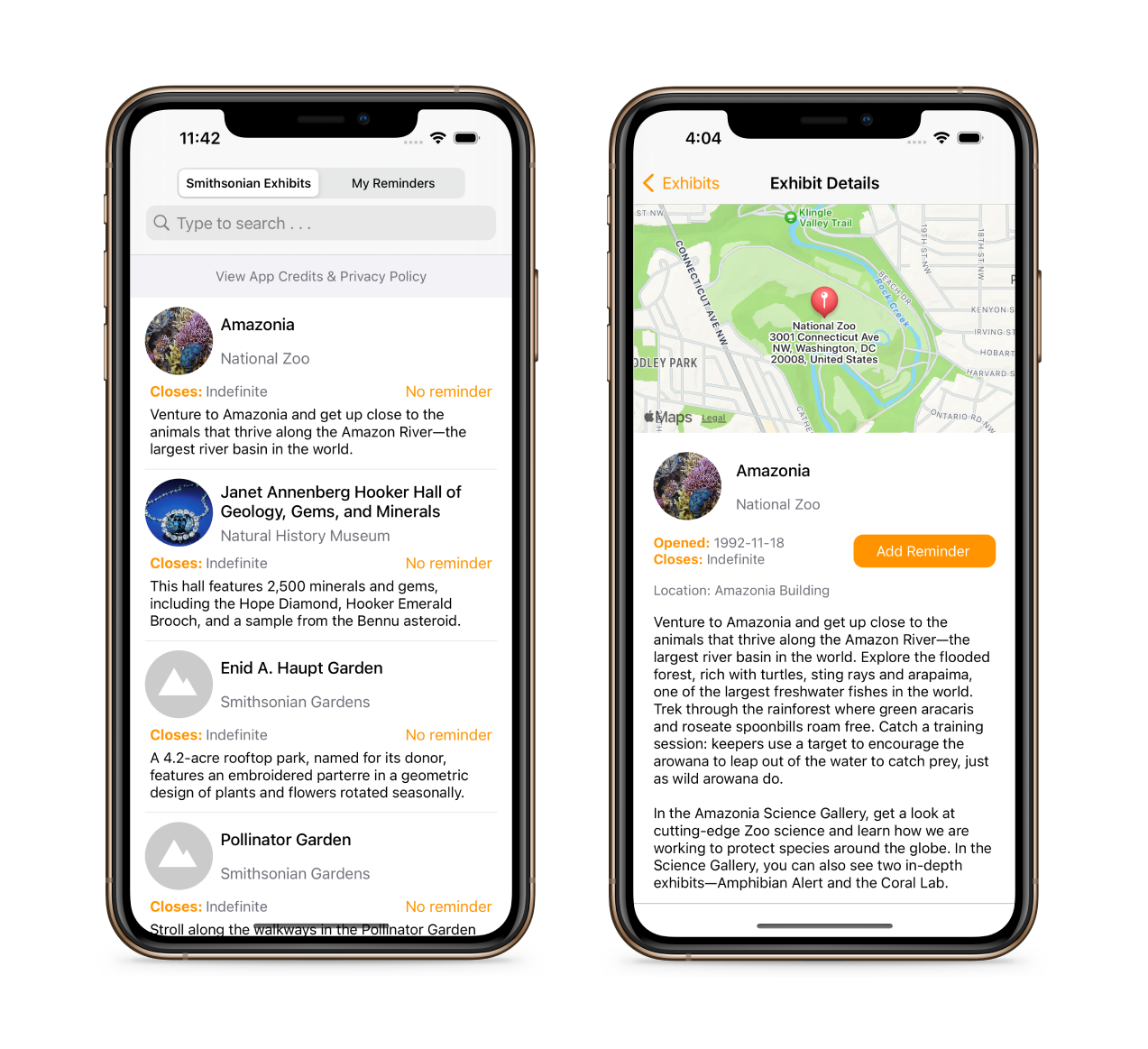 Media Triển lãm Finder DC - Khám phá và đặt lời nhắc cho các triển lãm DC Smithsonian. 1