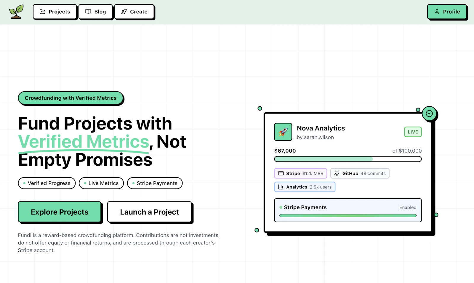 Fundl screenshot 2